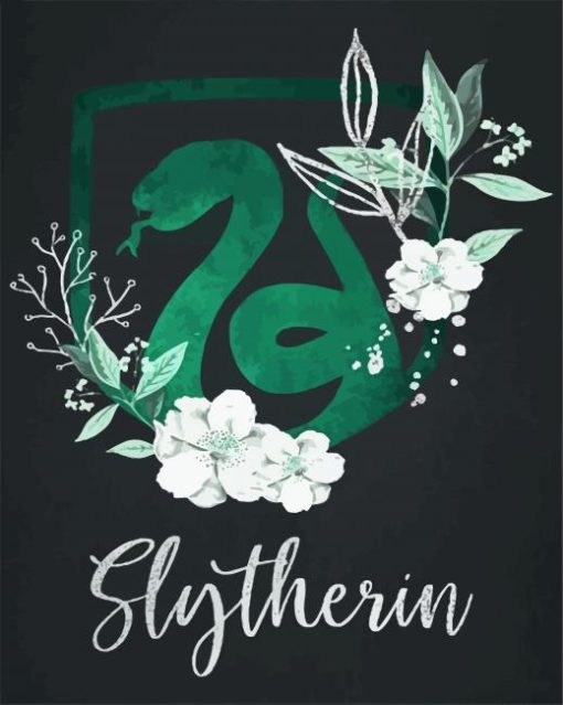 Slytherin Shcool paint by numbers