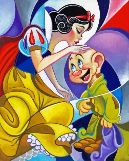 Snow White Animation paint by numbers