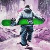 The Snowboarder Man Art Paint by numbers
