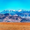 Snowy Atlas Mountains Landscape paint by numbers
