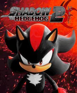 Sonic ShadowThe Hedgehog paint by numbers