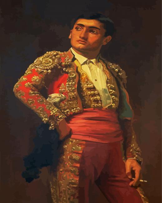 Spanish Young Matador paint by numbers