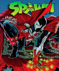 Spawn Art Poster paint by numbers