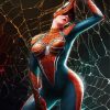 Spider Girl Character paint by numbers