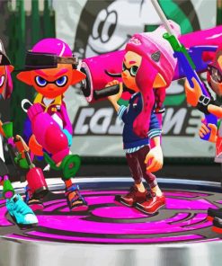 Splatoon Game Characters paint by numbers