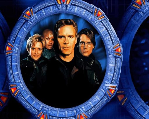 Stargate Sc Fiction Movie paint by numbers