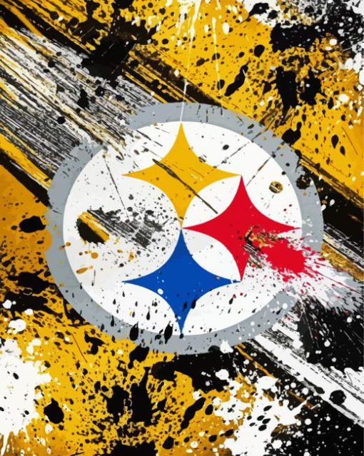 Steelers Football Team Logo paint by numbers