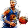 Basketball Player Stephen Curry paint by numbers
