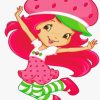 Strawberry Girl Animation paint by numbers