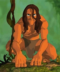 Taezan In The Jungle Disney paint by numbers