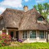 Thatched Cottage Building paint by numbers