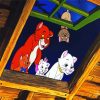 The Aristocats Disney Characters paint by numbers