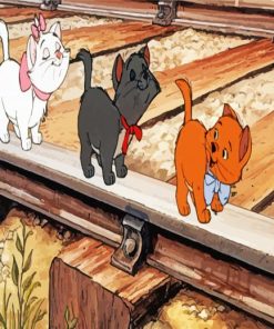 The Aristocats Kittens paint by numbers