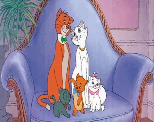 The Aristocats paint by numbers