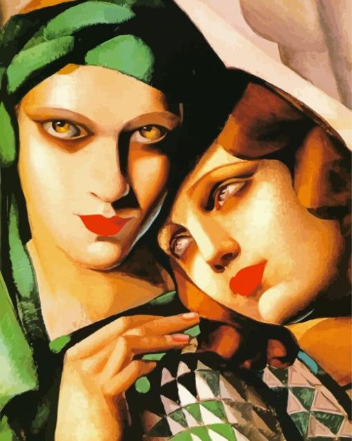 The Green Turban Lempicka paint by numbers