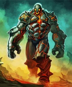 The Iron Golem paint by numbers