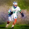The Lacrosse Player Art paint by numbers