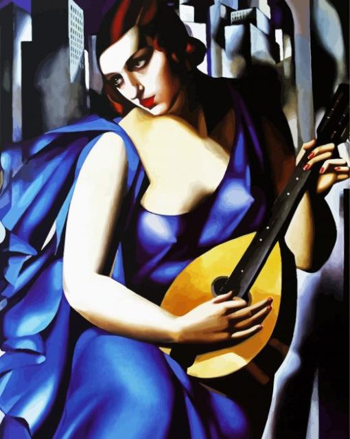 The Musician Tamara Lempicka paint by numbers