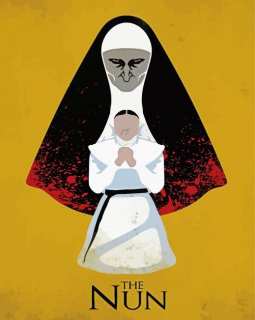 The Nun Movie Illustration paint by numbers