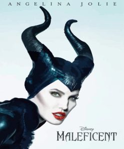 The Maleficent Movie Poster paint by numbers