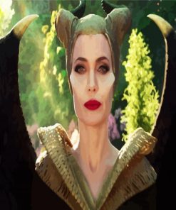 The Maleficent Movie Character paint by numbers