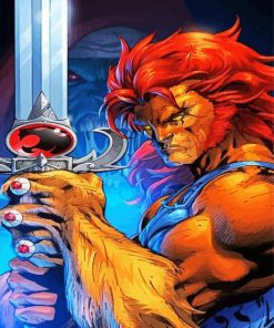 Thundercats Lion Animation paint by numbers