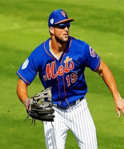 Thimothy Richard Tebow Baseball Player paint by numbers
