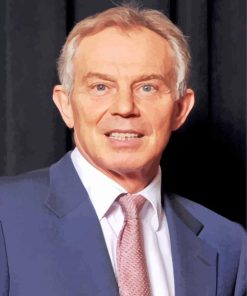 Tony Blair paint by number