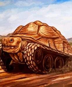 Tortoise War Tank paint by numbers