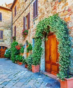 Tuscany Streets Italy paint by numbers