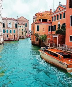 Venice City Canal Italy paint by numbers