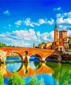 Verona Italy paint by numbers