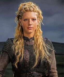 Vikings Lagertha Character paint by numbers