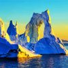 West Greenland Iceberg paint by numbers