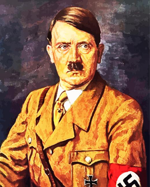 Adolf Hitler Paint by Numbers - PaintingByNumbers.shop