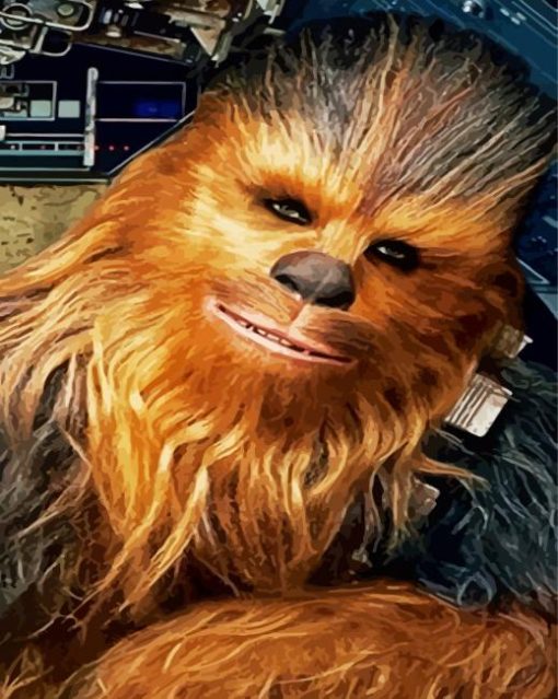 Aesthetic Chewbacca paint by numbers