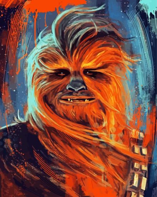 Aesthetic Chewbacca Pop Art paint by numbers