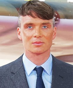 Aesthetic Actor Cillian Murphy paint by number