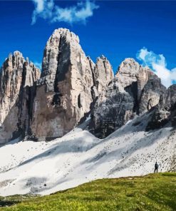Aesthetic Dolomites Mountains paint by numbers