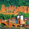 Heidelberg Castle paint by numbers