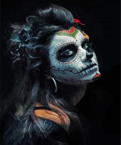 Aesthetic La Clavera Catrina paint by numbers