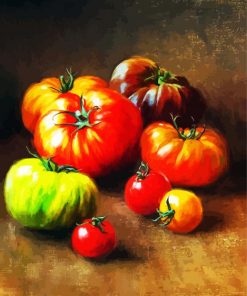 Tomatoes Fruit paint by numbers