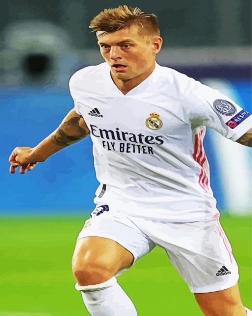 Toni Kroos Football Players paint by numbers
