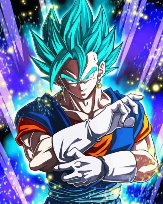 Vegito Dragon Ball Z Character paint by numbers