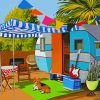 Aesthetic Caravan Lifestyle paint by number