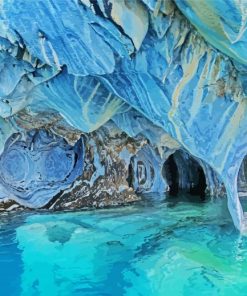 Aesthetic Chile Marble Caves paint by number