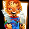 Aesthetic Chucky Movie Character paint by numbers