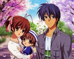Clannad Anime paint by number