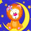 Cute Lion paint by number