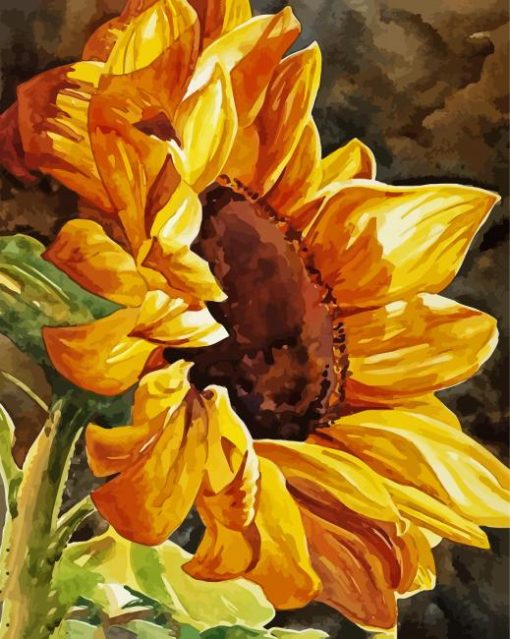 Aesthetic Sunflowers Art paint by numbers